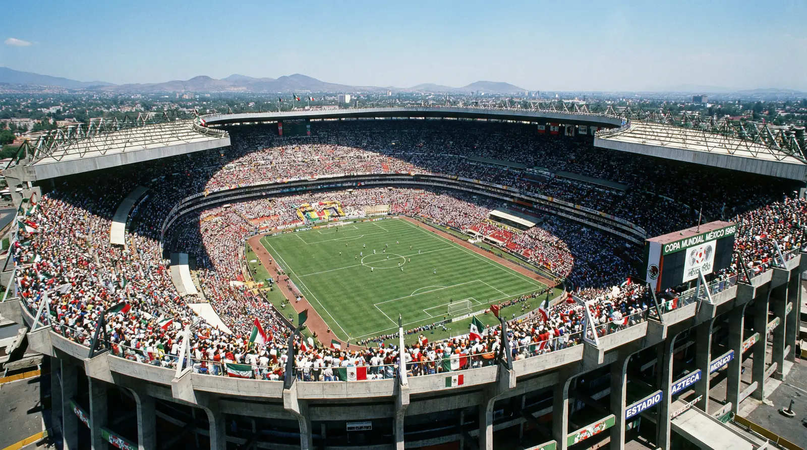 Estadio Azteca in Mexico City, venue for the 2026 World Cup opening match